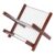 OEBUAFI Dish Drying Rack, 304 Stainless Steel and Composite Wood for