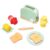 OEBUAFI Wooden toaster toy set with bread slices for kids
