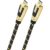 OEHLBACH Carb Connect HDMI 2.1 Ultra High End Cable 8K 60Hz 4K 120 Hz Hypercrystalline Copper (HPOCC) 4Way Shielded Separated Inner Conductor 24 Carat Gold Connector Fabric Sheath and Metal