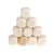 of 10 Wooden Cubes Dice Set Six Sides Wood Square Blocks for Making and Game Dice