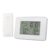 OFCRVA Weather Station Sensor Indoor Outdoor Digital Thermometer Hygrometer Table Alarm Clock in White with Backlight