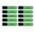 Office Products Highlighters Pack of 10 – Green / Highlighter Textliner The Non-Toxic Ink, Chisel Tip Fluorescent Colours, High Quality / Line Width 2-5 mm