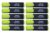 OFFICER PRODUCTS PRODUCTS Highlighters Bright Pack of 10 Colour: Yellow/Highlighter Textliner The Non-Toxic Ink, Chisel Tip Luminous Colours, High Quality/Line Width 1-5 mm, 17055211-06