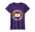 Official Rolling Permit Retro Skate Design T-Shirt, Women, Purple, X-Small