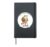 Off To Commit Tomfoolery Funny Frog Cottagecore Aesthetic Hardcover Journal, Black