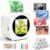 OFIKAL Kids AI Voice Control Sticker Maker, Mini Thermal Printer with 6 Creative Art Modes, Custom DIY Sticker Machine, Portable Craft Toy for Journaling, School Projects, Ideal Gift for Boys Girls
