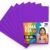 OFITURIA Foam Rubber for Crafts and School Projects, Coloured Foam Ideal for DIY, Decoration, Scrapbooking and Creative Projects, 20 x 30 cm (Purple, Pack of 20)