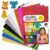OFITURIA Foam Rubber for Crafts, Colourful Glitter Foam for DIY, Creative Projects, Art and School Decoration, 20 x 30 cm (Assortment, Pack of 40)