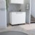 OGLOMU 39″ Steel Countertop Cabinet with Storage, Storage Cabinets with Inner Rack, Multifunctional Organizer with Reinforced Leg for Kitchen Utility Space, White