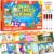 OHARLOBE Search and Find Activity Book for Kids Ages 3-5, 28 Reusable Learning Activities with 14 Double-Sided Dry Erase Mats, Preschool Busy Book, Road Trip Travel Toy, Screen-Free Educational Gift