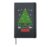 Oh Chemist Tree Science Christmas Holiday Chemistry Teacher Hardcover Journal, Black