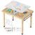 OHKIDS Wooden Sensory Table, Sand & Water Play Table with Adjustable Height