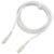 Ohm (OHM) SmartComm Soft Cable USB-C to Lightning 6.6 ft (2 m) White | Ohm Electric SIP-L20DCL-W 01-7352
