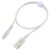 Ohm (OHM) SmartComm Soft Cable USB Type-A to Lightning 0.5m White | Ohm Electric SIP-L05DAL-W 01-7347