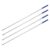 OHPHCALL 4pcs Telescopic Teacher Pointer Stick for Blackboard and Chalkboard Use, Retractable and Adjustable Length from 8.3 to 39.4 Inches, Portable Stainless Steel Handheld Pointer