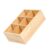 OHPHCALL Wooden Marker Organizer Multi-slot Marker Storage Tray Pen Holder Desk Organizer for Home Office with Decorative Khaki Wood Design