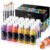 Ohuhu 24 Colors Outdoor Acrylic Paint Set, 2 oz./60ml Bottles for Artist