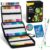 Ohuhu Acrylic Paint Markers Dual Tips: 72 Colors Brush & Dot Paint Pens High Opacity Acrylic Markers Waterproof Lightfast for Rock Painting 3D Prints Egg Wood Glass Ceramic DIY Crafts – Akaka