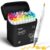 Ohuhu Alcohol Markers 48 Colors Brush& Soft Chisel AP Certified Refillable