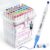 Ohuhu Alcohol Markers for Beginners 48 Colors Fine& Chisel Great Value Pack