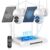 OHWOAI 《100% Solar Powered & 2-Way Audio》Outdoor Wireless PTZ Camera System, 4MP Solar Powered Battery Cameras,Home Video Surveillance Systems