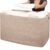OIAHOMY 118L XXXLarge Cotton Rope Storage Basket, Oversized Blanket Basket, Used for Organizing Dirty Clothes in Living Room, Bedroom, Nursery, Dog Toy Storage Bins, 25″ x 17″ x 16″,Brown variegated