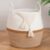 OIAHOMY 60L Blanket Basket with Handle, Storage Basket for Living Room, Laundry Hamper for Clothes, Towels, Pillows, Toy Storage for Kids and Dogs, Baby Hamper for Nursery – Brown & White
