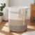 OIAHOMY 60L Laundry Basket Laundry Hamper Nursery Hamper Gradient Yellow