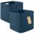OIAHOMY Storage Cubes, 13 Inch Cube Storage Organizer, Collapsible Storage Bins, Baskets for Organizing, Storage Bins for Shelves-Blue, 2-PACK