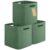 OIAHOMY Storage Cubes, 13 Inch Cube Storage Organizer, Collapsible Storage Bins, Baskets for Organizing, Storage Bins for Shelves-Green, 3-PACK