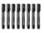 Oil-Based Markers, 8 Pack, Black Multi-Surface Marking Pens for Paper Glass Plastic Wood and Metal, 5.3 in