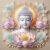 OJTOYART 5D Special Shape Diamond Painting Kits for Adults,Buddha Lotus Diamond Art Kits for Beginners,DIY Crystal Rhinestones Diamond Painting with Home Wall Decor 12 x12 Inch