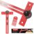 OKcedier Woodworking T Square Ruler, Precision Drilling Positioning Measuring Tools, Adjustable Aluminum Alloy Sliding 13.5 Inch T-Square Ruler with Angle Adjustment for Carpenter Work and Architect