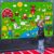 OKGIUGN 61 Pcs Farm Animals Story Felt Board, 3.6 Ft Farmhouse Themed Play Mat Wall Hanging Kit Toys, Birthday Gift for Toddlers Childrens