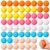 OKSON 60 Pack Motivational Stress Balls Bulk, 6 Colors Inspirational Squeeze Balls with Positive Sayings, Fidget Sensory Balls for Employees, Students, Teachers, Classroom Prizes and Party Favors