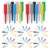 OKUMEYR 80pcs Plastic Cribbage Board Pegs Replacement for Cribbage Boards with 1/8 Inch Holes, Tapered Shape for Easy Tracking and Solving Scoring Errors, for Game Night and Gatherings