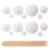 OKUMEYR Solar System Lightweight Foam Spheres with 7 Sized Foam Balls Craft Kit 2 Sets for Easy Painting for Solar System Science Projects and Family Educational Activities