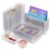 Okylvve 47 PCS Clear Plastic Drawer Organizer Set – 4 Sizes Makeup Organizer Desk Drawer Divider Bathroom Organizers and Storage Bins for Makeup, Jewelry, Gadgets, Office, Kitchen, Bedroom, Bathroom