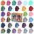 OKYUK 30PCS 3D Printed Dragon Eggs, Glow in the Dark Articulated Fidget Toy, Easter Basket Stuffers for Kids Teens, Unique Desk Decor for Home Office, Cool Birthday Gift for Boys Girls