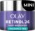 Olay Retinol 24 Face Moisturizer, Anti-Aging Night Cream for Women, Trial Size, Fragrance-Free, Non Greasy – Anti-Wrinkle, Smooth Fine Lines, Tightening Skin Care – Peptides, Glycerin, 0.5 Oz