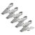 Oldenlux Slim Rust-Proof Iron Magnetic Clips, Silver, 5 Pack