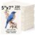 Oleitodh 200 Sheets Cotton Watercolor Paper 5 x 7 Inch, 140lb/300 GSM Handmade Paper with Deckled Edge, Textured Watercolor Sheets for Artists, Painting, Wedding Invitations, Cards & Crafts