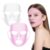 OLLBIT 2 Pcs Silicone Face Mask Holder, Reusable Sheet Mask Cover with Ear Loops, Skincare Tool for Essence Absorption, Prevent Evaporation, Translucent + Pink