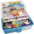 Olly Kids Craft Kits Library in a Plastic Craft Box Organizer- Craft and Art Supplies for Kids Ages 4 5 6 7 8 9 10 11 &12 Year Old Boys & Girls