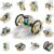 Omquot 13 in 1 Solar Robot Building Kit Adapted for Future Engineers Educational STEM Toys for Kids Multicoloured (As shown)