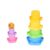 Omquot 6 Pieces Educational Stacking Cups Drain Hole Design Safe Plastic Toys for Baby Over 6 Months
