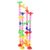 Omquot DIY Kids Marble Maze Track Run Toys, Brain Stimulating Racing Games for Ages 3+, Plastic Material (80 Pieces)