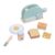 Omquot Durable Wooden Toy Toaster Set for Kids, Pretend Play Kitchen, Encourages Imagination and Child Interaction, Educational Kitchen Toy