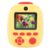 Omquot Instant Print Camera 26MP HD 2 Inch Screen LED Flash Easily Touch Operational Toddler Instant Camera for Christmas Gifts Li-ion Battery (Yellow)