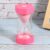 Omquot Pink Hexagonal Sand Clock for Home Decoration, 15 Minute Timer, Educational Tool for Children, Durable Plastic Material